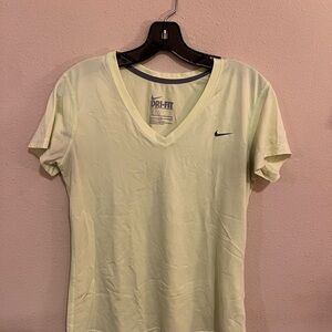 Nike Women's Yellow Dri-FIT Top
